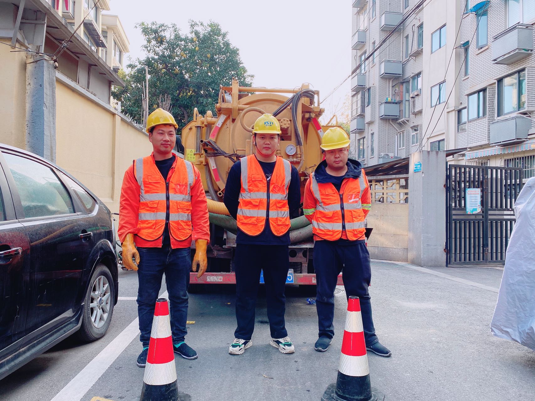 清凉山南京某小区管道清淤检测施工